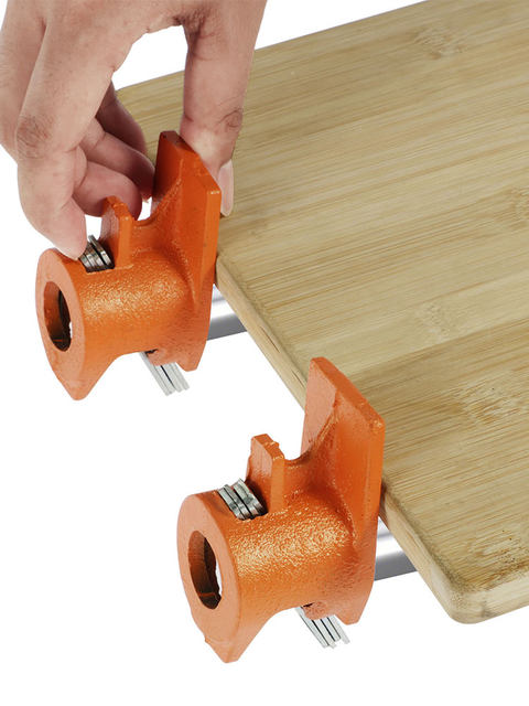 Morsetti Per Tubi Da 1/2 Pollice - 2 Pezzi In Metallo, Regolabili Per Lavorazione Legno