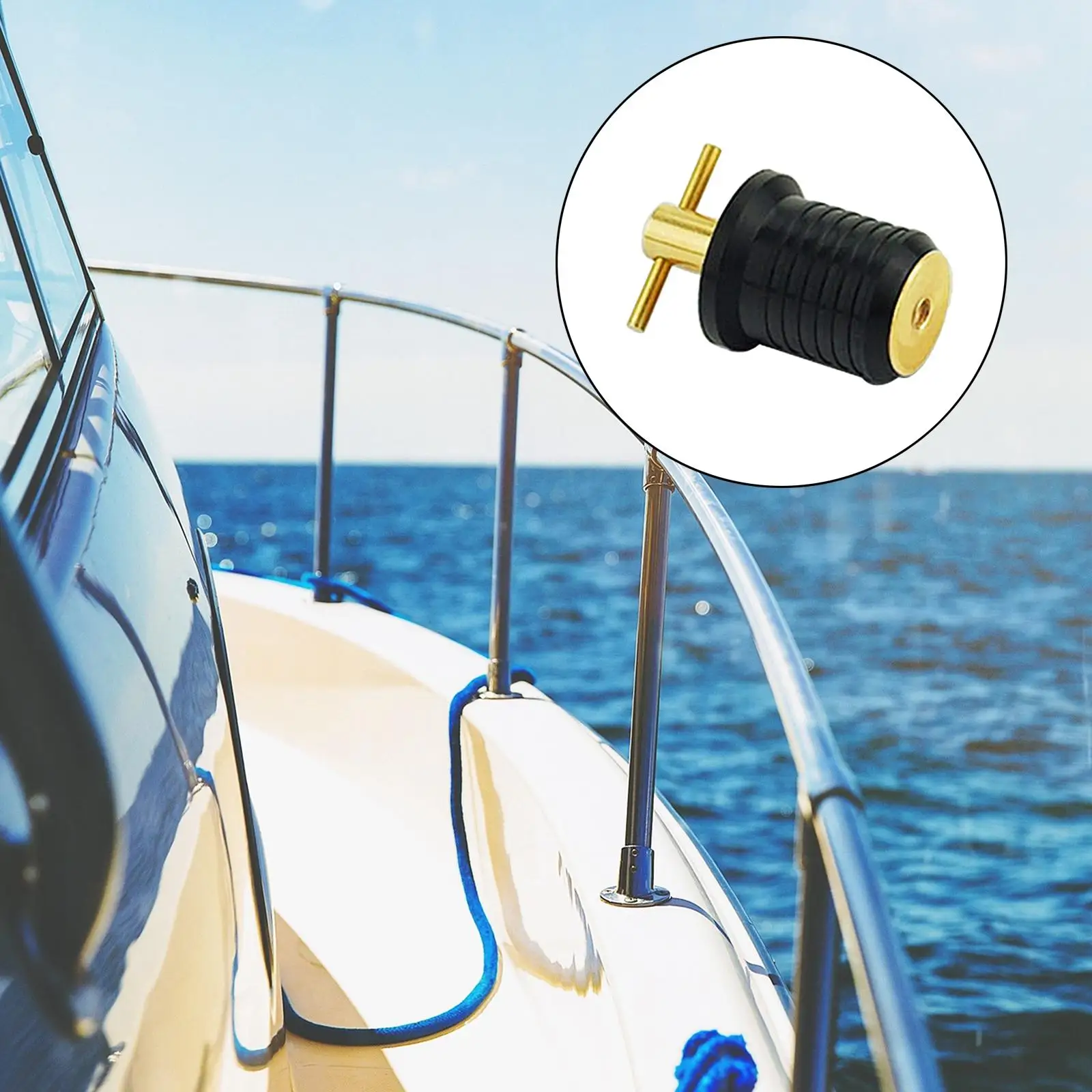 Boat Drain Plug Direct Replaces High Performance Rubber Plug Easy to Operate  Spare Parts Premium , Strong and Sturdy