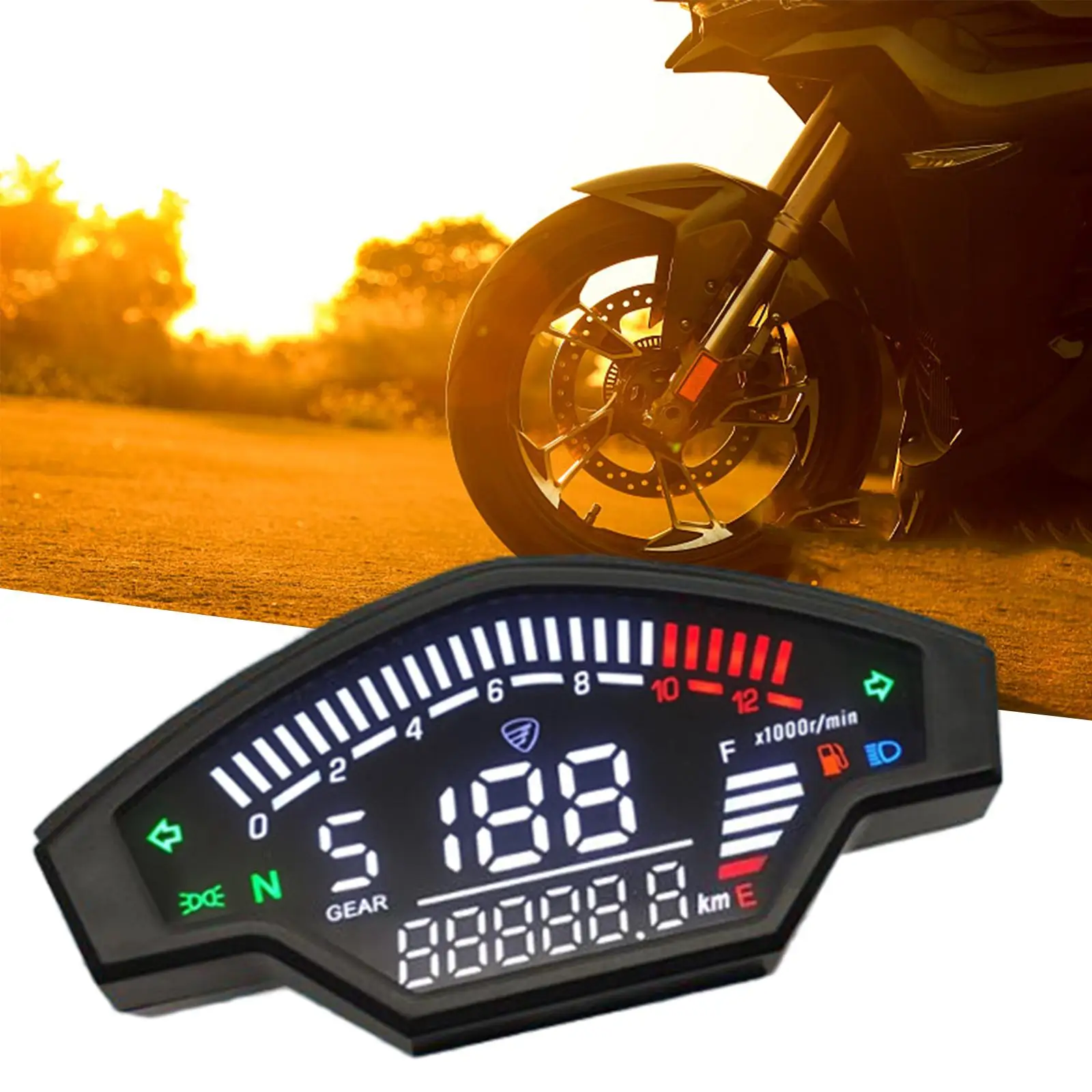 Motorcycle Speedometer for KR200 Electric Motorcycle Assembly Replacement Spare Parts