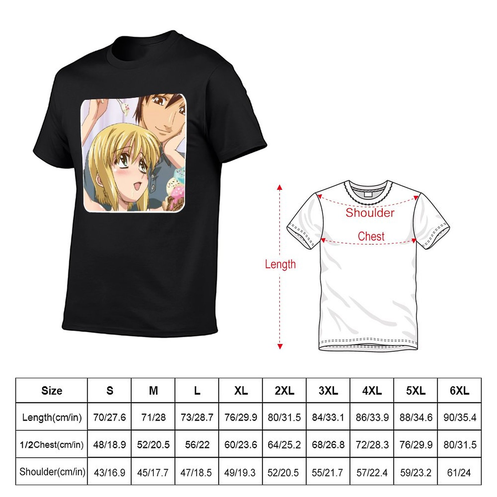 Новая футболка Boku no pico, летняя одежда, простая футболка, мужские  футболки | AliExpress