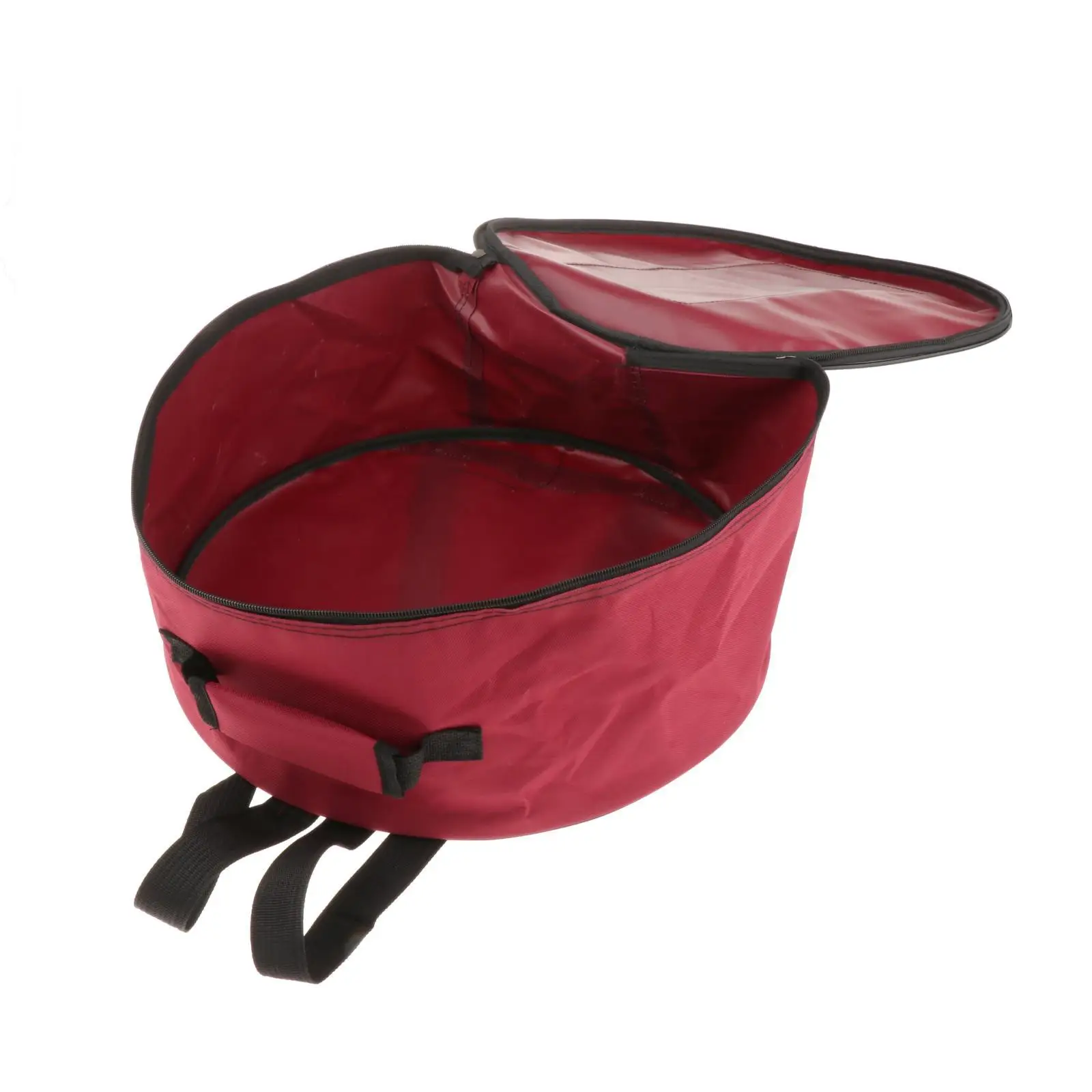 Red Compact Snare Drum Bag Case Storage Bag Shoulder Bag Instrument Parts
