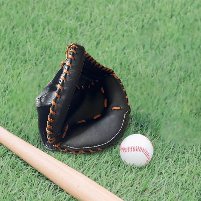 Baseball Glove Infield Outfield Gloves Left Hand Glove Batting Gloves Baseball Mitt PU Baseball Softball Gloves for Youth Adults