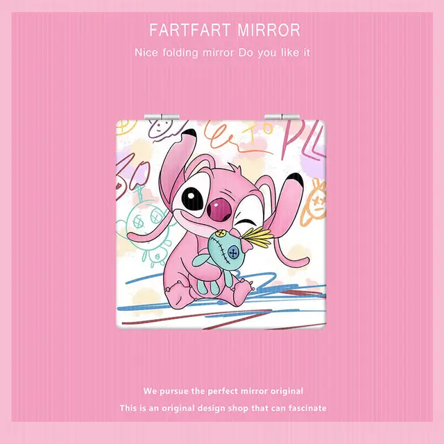 ② Disney Stitch Compact Mirror Maquillage miroir 3D new Disney