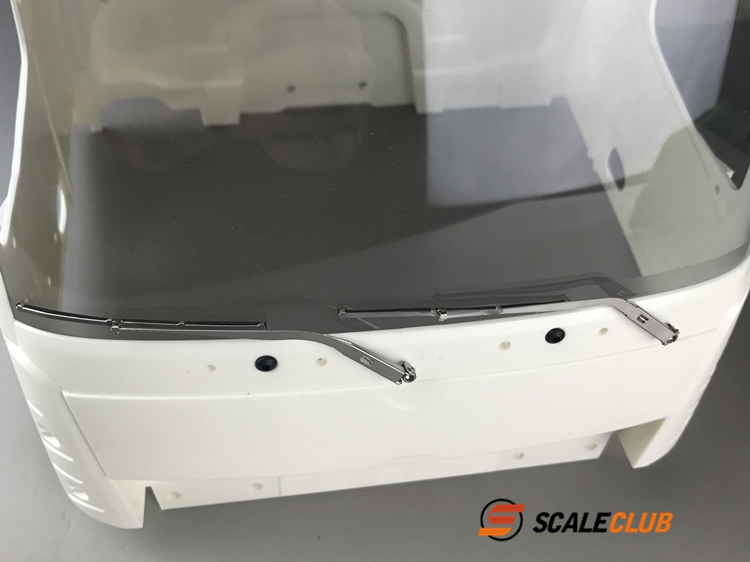 Scaleclub Modell Anhänger Schmutz Kopf 1:14 Klettern 1/10 Drift Auto Mit Simulation Metall Wischer Für Tamiya Lesu Für Scania Mann – Detail 5