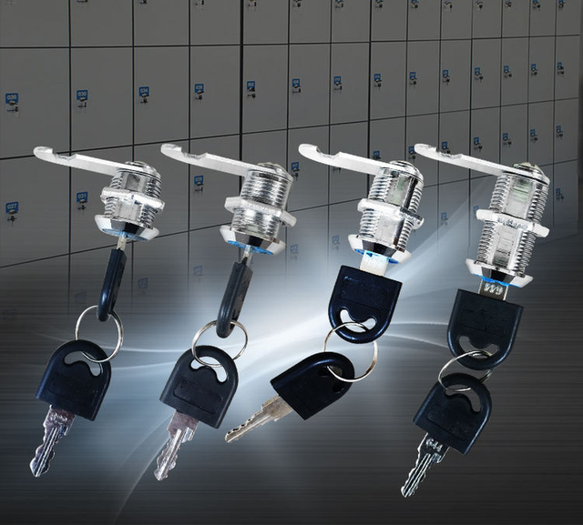 Serratura A Camma Con Chiave - 16mm, Per Cassetta Postale, Armadietti E Cassetti - Foto 5