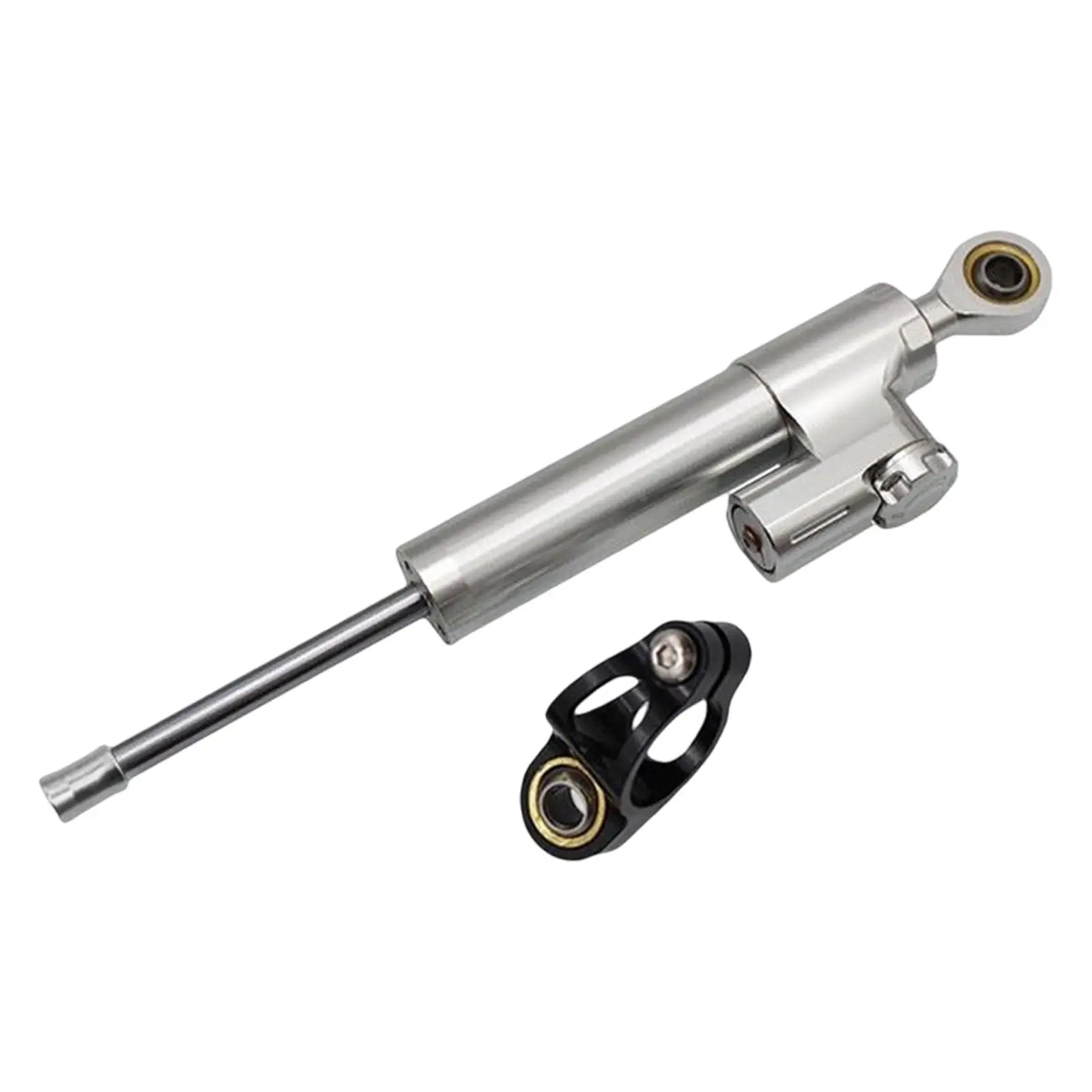 Motorcycle Steering Damper Stabilizer Aluminum Easy to Install Adjustable Fit for Motorbike Road Racing Bike Professional