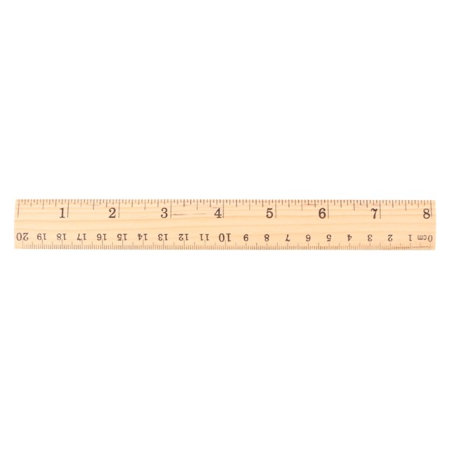 15/20/30cm Wooden Straight Rulers Drawing Tool Desk Accessories Student  Teacher Stationery School Office Supplies