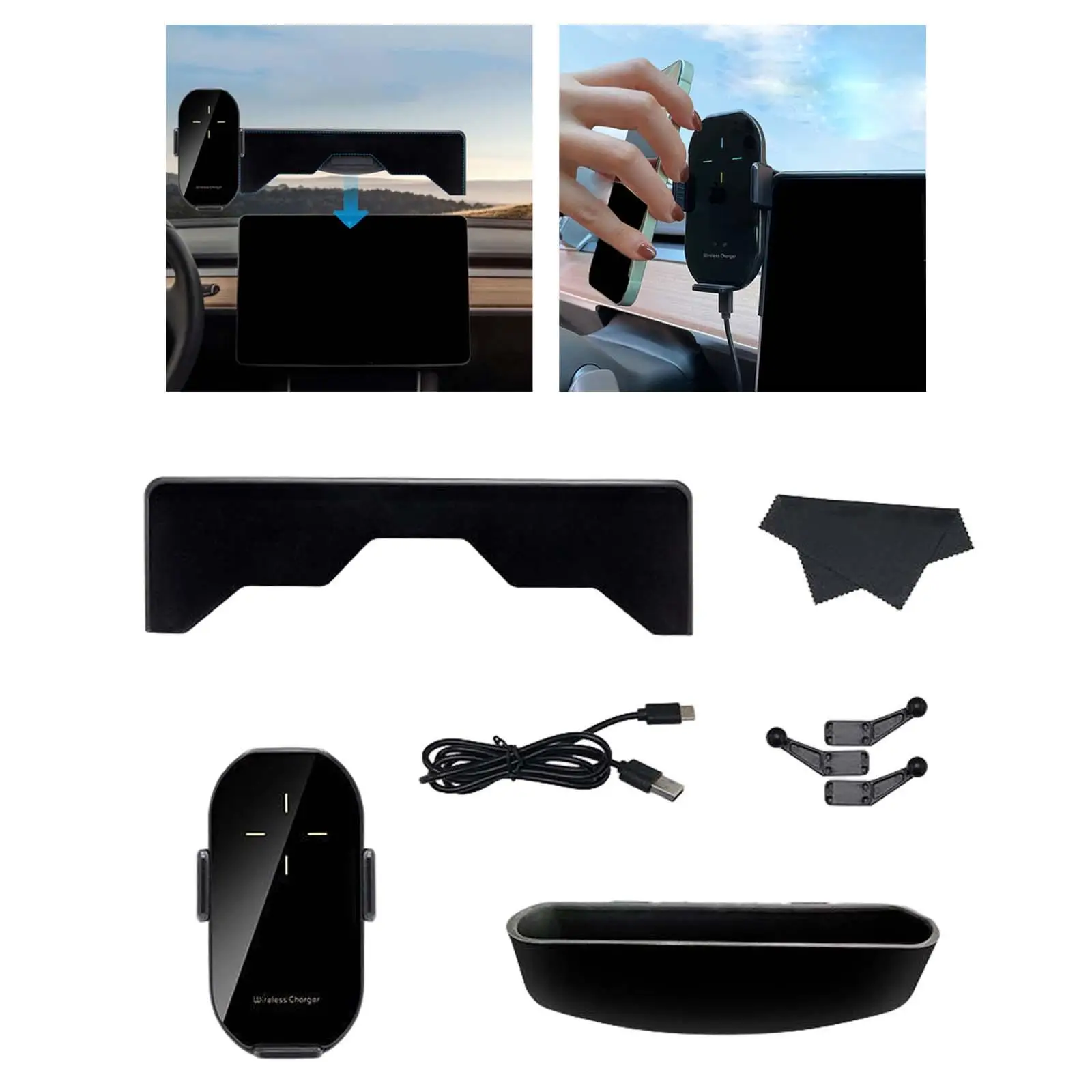 Detachable Car Cellphone Mount Holder for Model Y