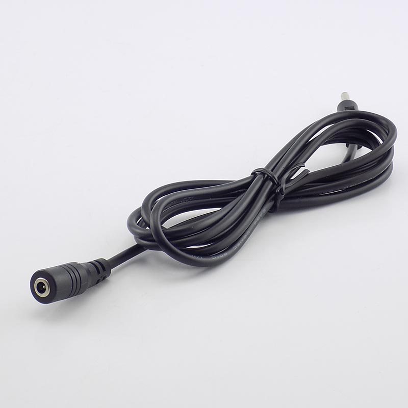 1/1.5/3/5 Meter Male Female DC Power Cable Extension 5V 2A Power Cord Adapter 3.5mm x 1.35mm Connector for CCTV Security Camera