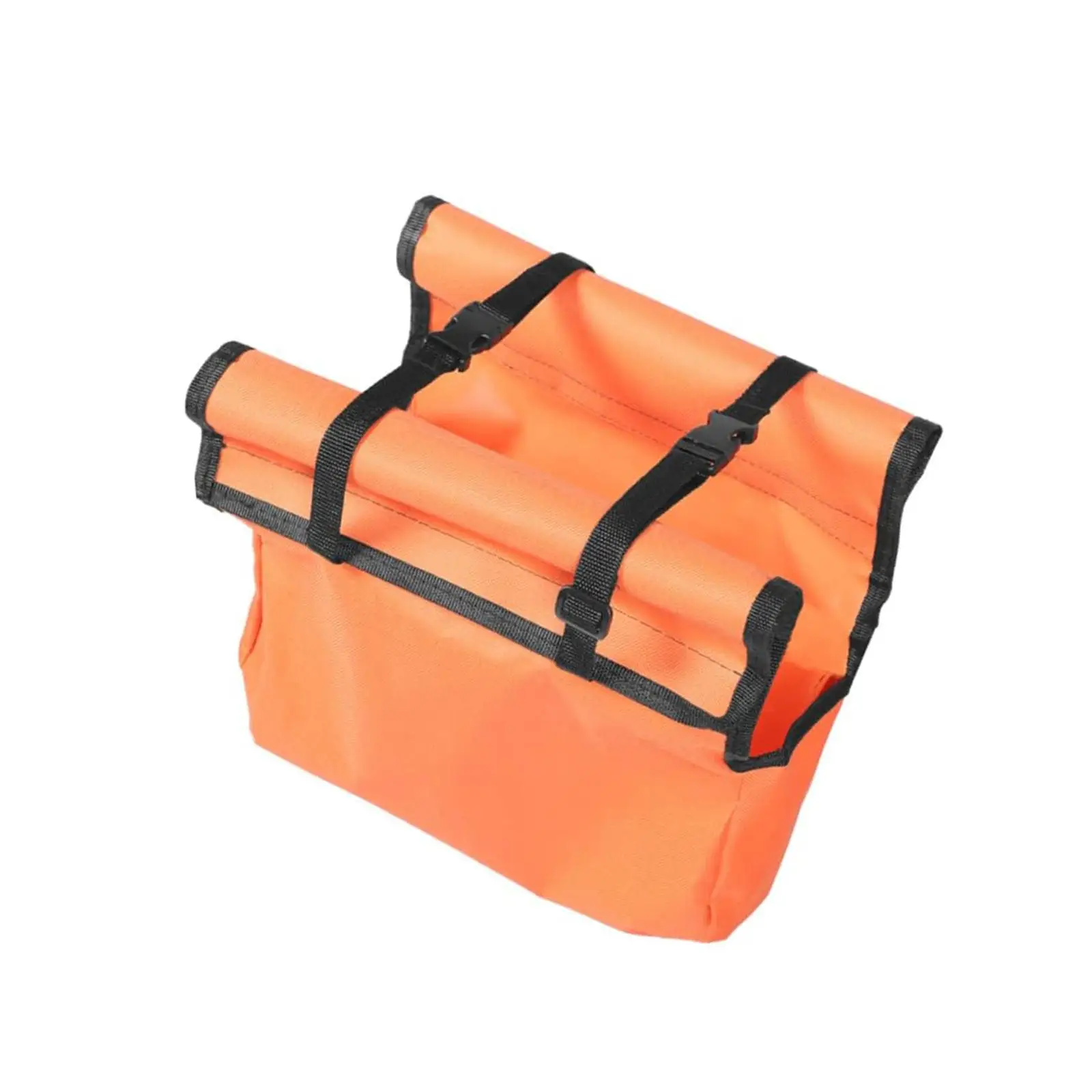 Folding Ladder Tool Storage Bag Versatile Durable 12 Inches Long Convenient Orange Accessories Oxford Cloth for Workshop