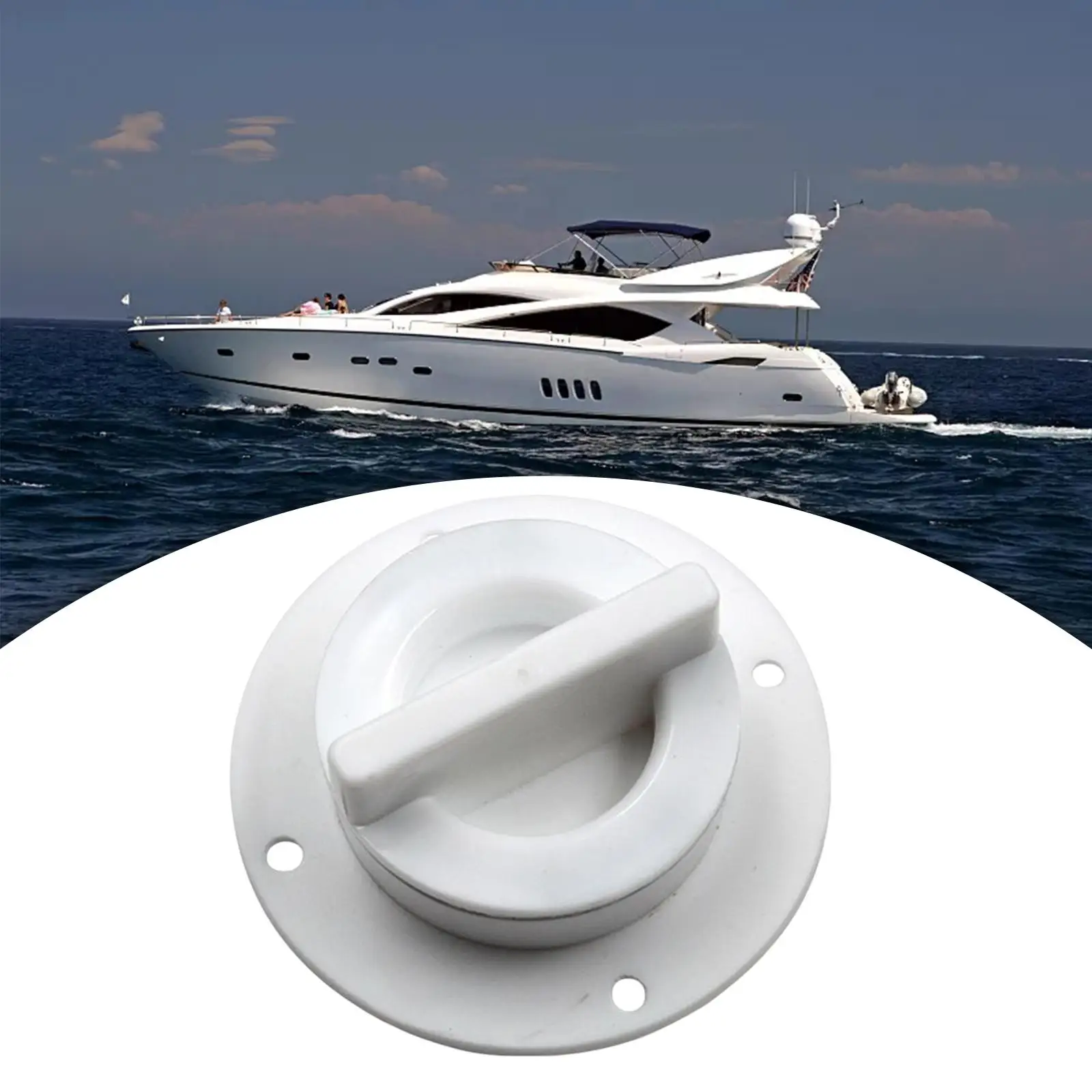 Boat Transom Bung Yacht Accessories Replacement 9cm Od Outlet Drainage Plug