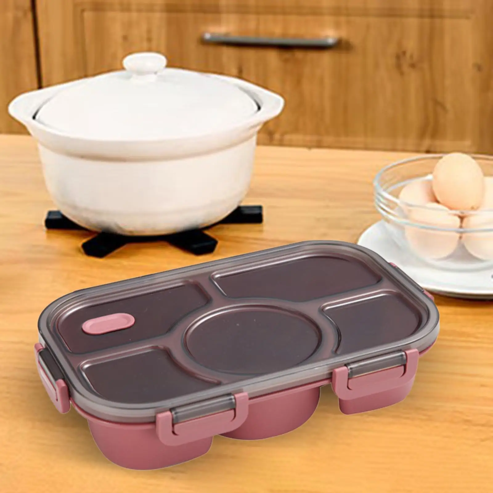 Portable Lunch Box Picnic Food Carrier Food Container Sushi Container Snack Box Bento Box Container for Home Adults