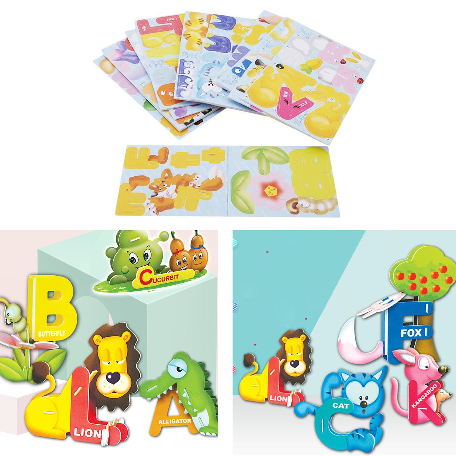 English Alphabet Cards Recognition Games Age 3 4 5 Years Reading for Baby