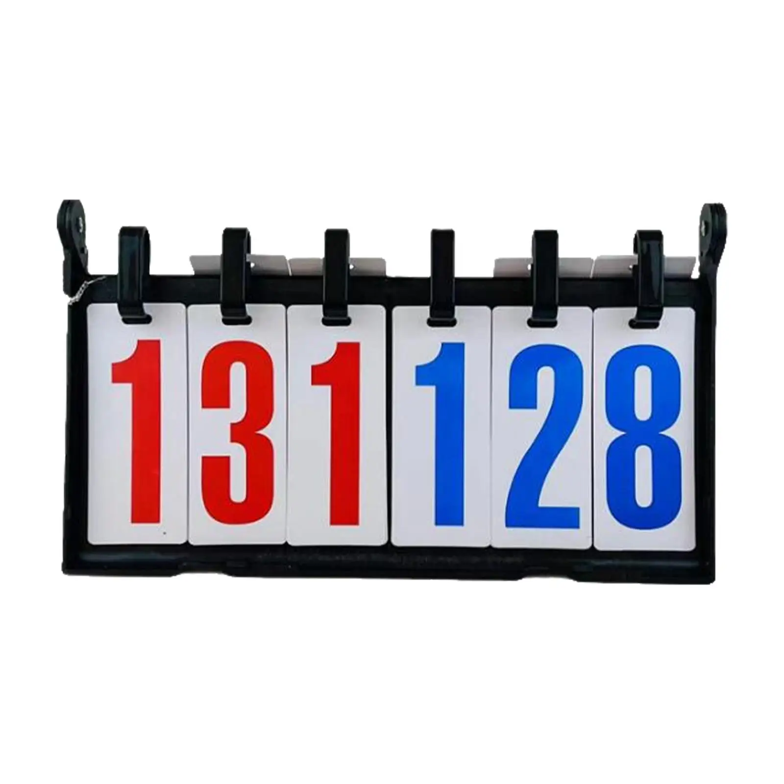 Table Scoreboard Portable 6 Digit Soccer Referee Competition Score Keeper for Table Tennis Indoor Badminton Basketball Outdoor