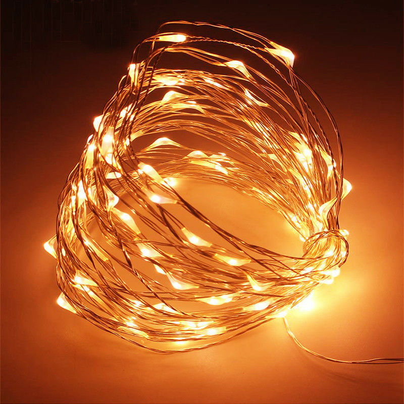 String Lights 1-20M Waterproof Wire Garland Fairy Lights Birthday Wedding Valentine Christmas Decor Holiday Outdoor Garden Party