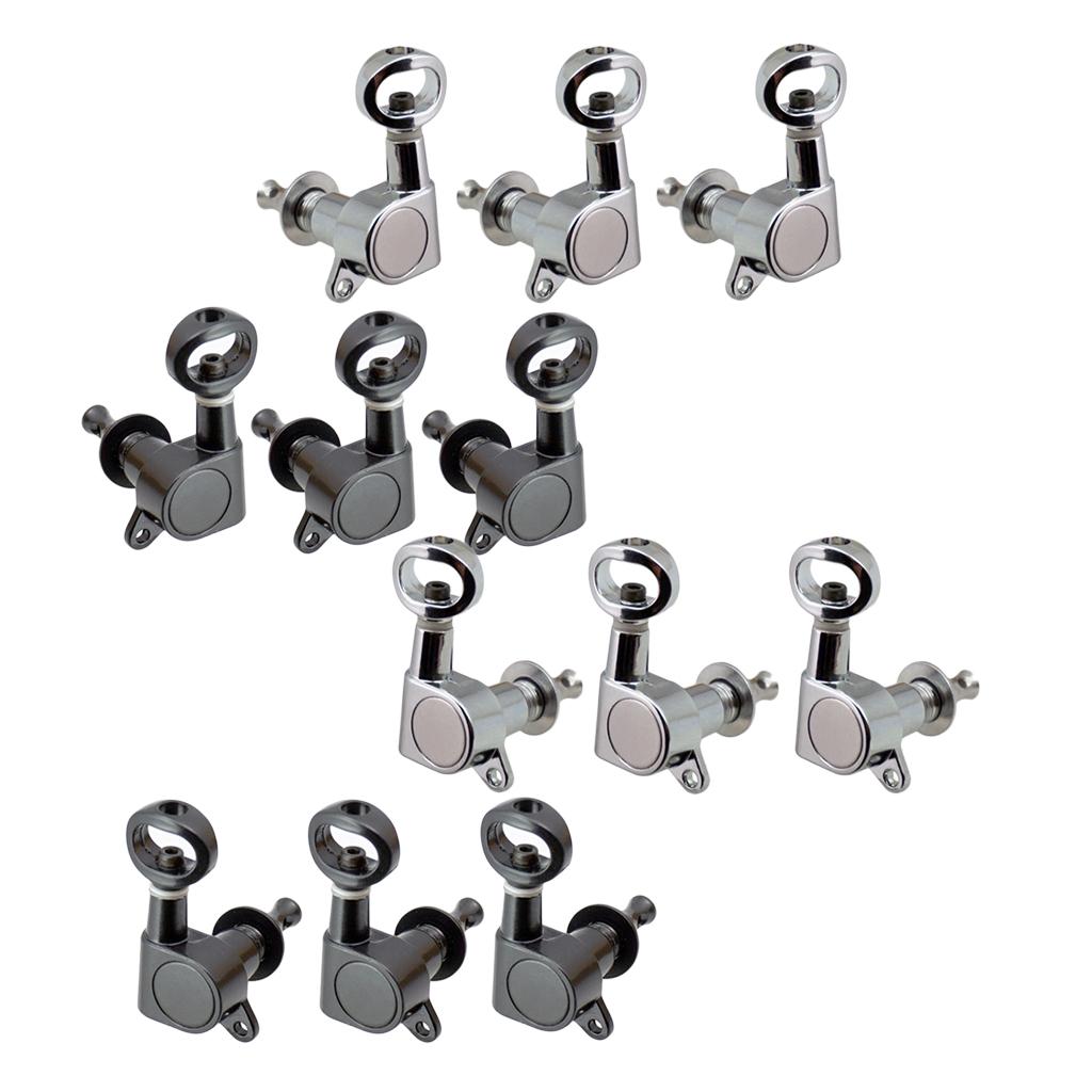 6 Pieces 3L3R Guitar Tuning Pegs Machine Heads for Electric/Acoustic Guitar