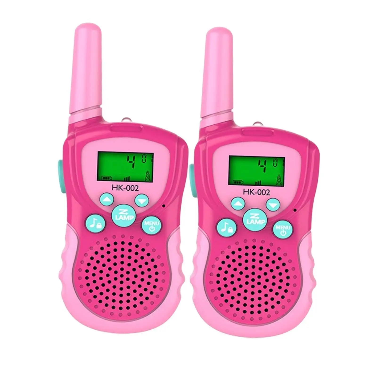 2Pcs Walkie Talkies for Kids Gifts Long Distance 2km Easy to Use Outdoor Toy for 3-12 Years Old Indoor Hiking Outdoor Camping