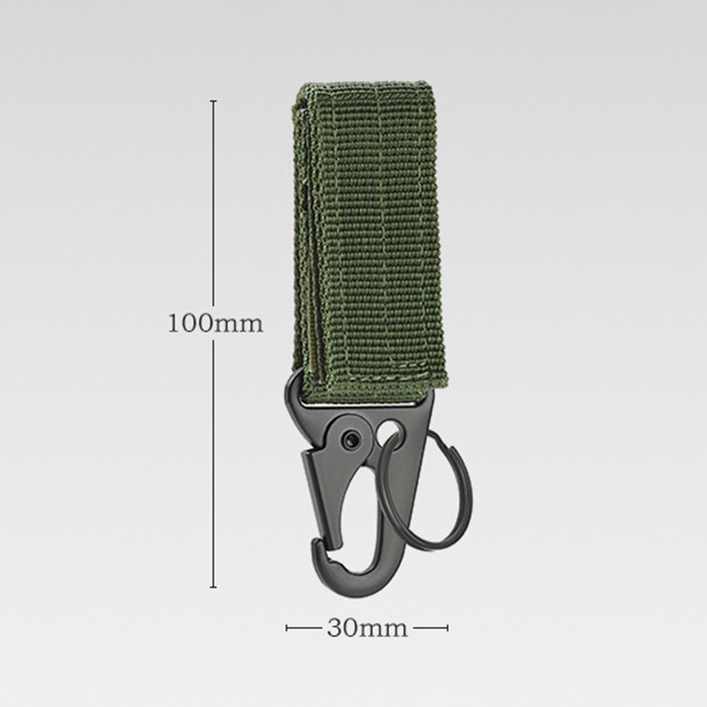Description Picture 5 of item1PC Tactical Hanging Buckle Nylon Belt Hook Buckles Outdoor Climbing Camping Tools Accessories Carabiner Keychain
