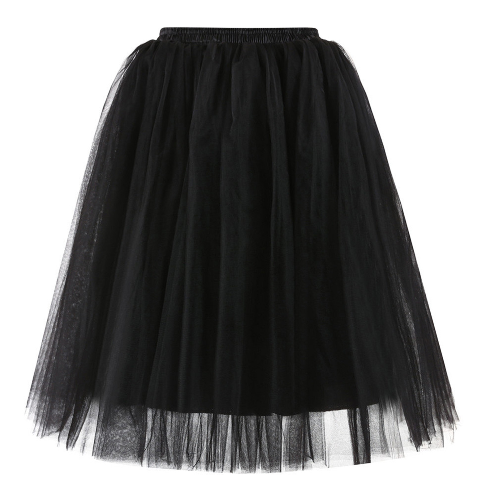 Saia de tule tutu feminina, vestido Midi,