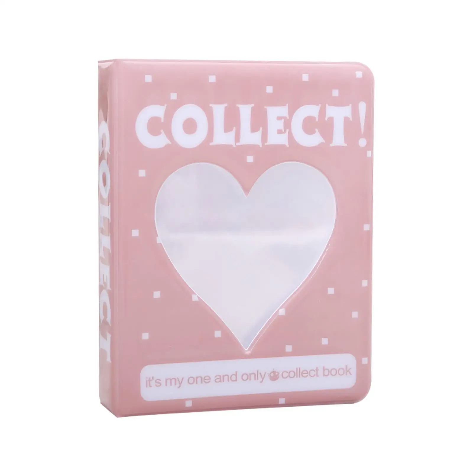 3 inch Photocard Holder Book Mini Picture Album Pockets Mini Photo Album for Girlfriend Bank Card Valentine`s Day