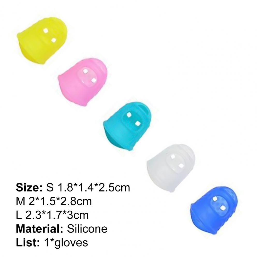 Title 11, 5Pcs Fingertip Breathable Elastic Silicone Stro...