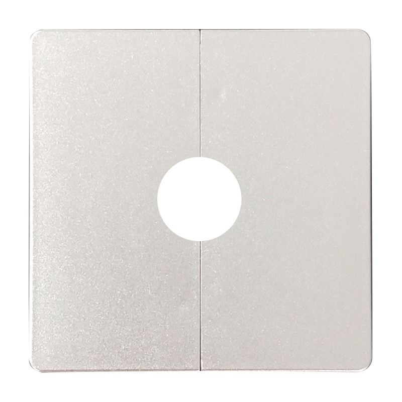 Wand Split Flansch quadratische Rosette Platte Wasser rohr Wand abdeckungen reserviert Bohrloch Panel Dekor für Drähte Wasserhähne Rohre – Detail 8