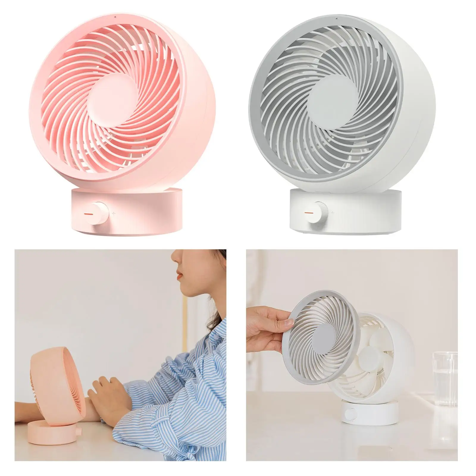  Operation Small USB Desk Table Fan Strong Wind for Bedroom