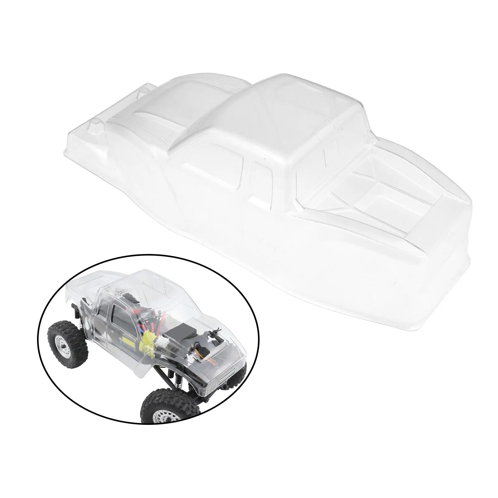 1:24 Clear Body Shell Spare for Axial SCX24 RC Car Vehicles Crawler Accessories