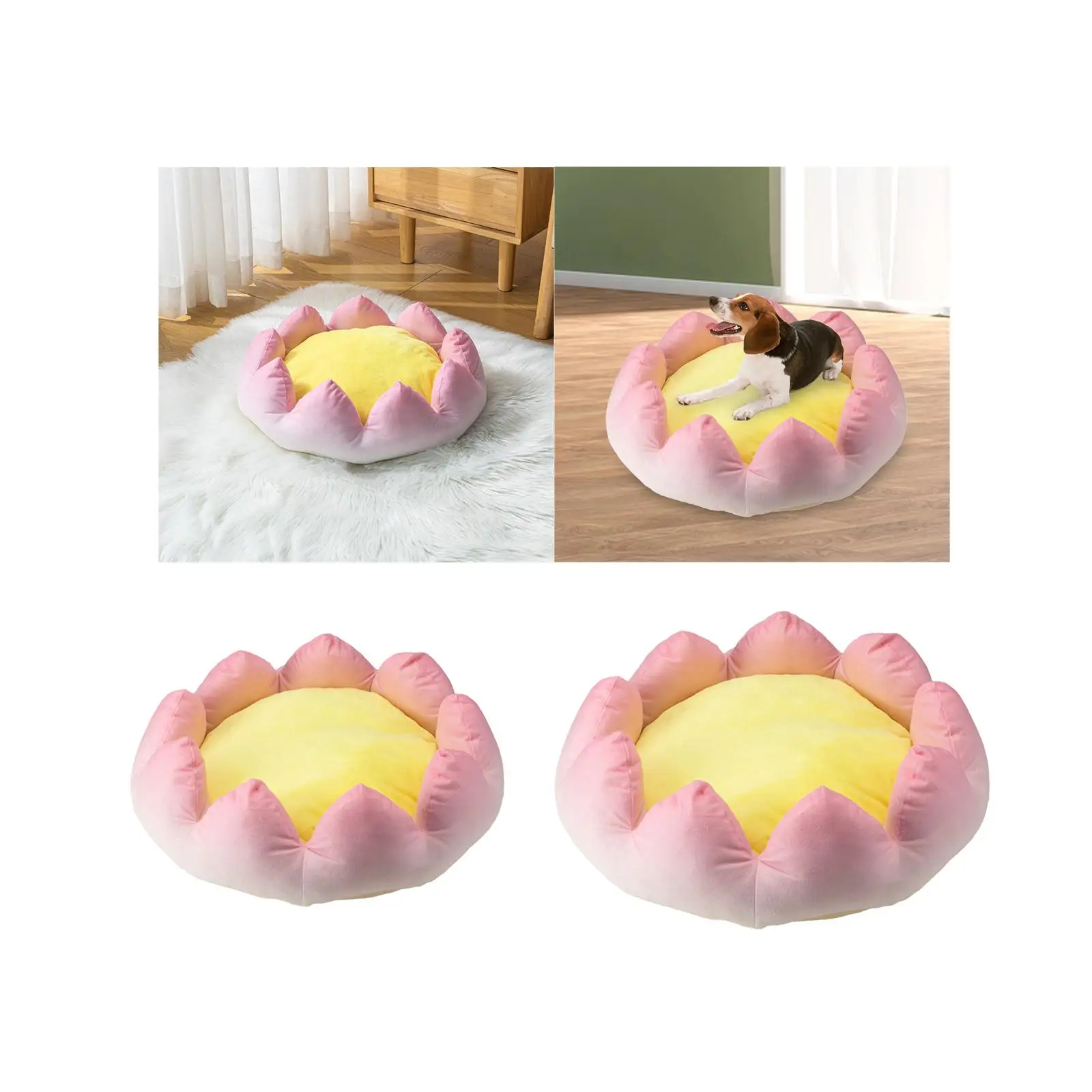 Dog Bed Cat Sleeping Bed Summer Kitten Non Slip Cat Sleeping Pad Pet Bed Puppy Kennel Cat Nest Cushion for Medium and Large Dogs