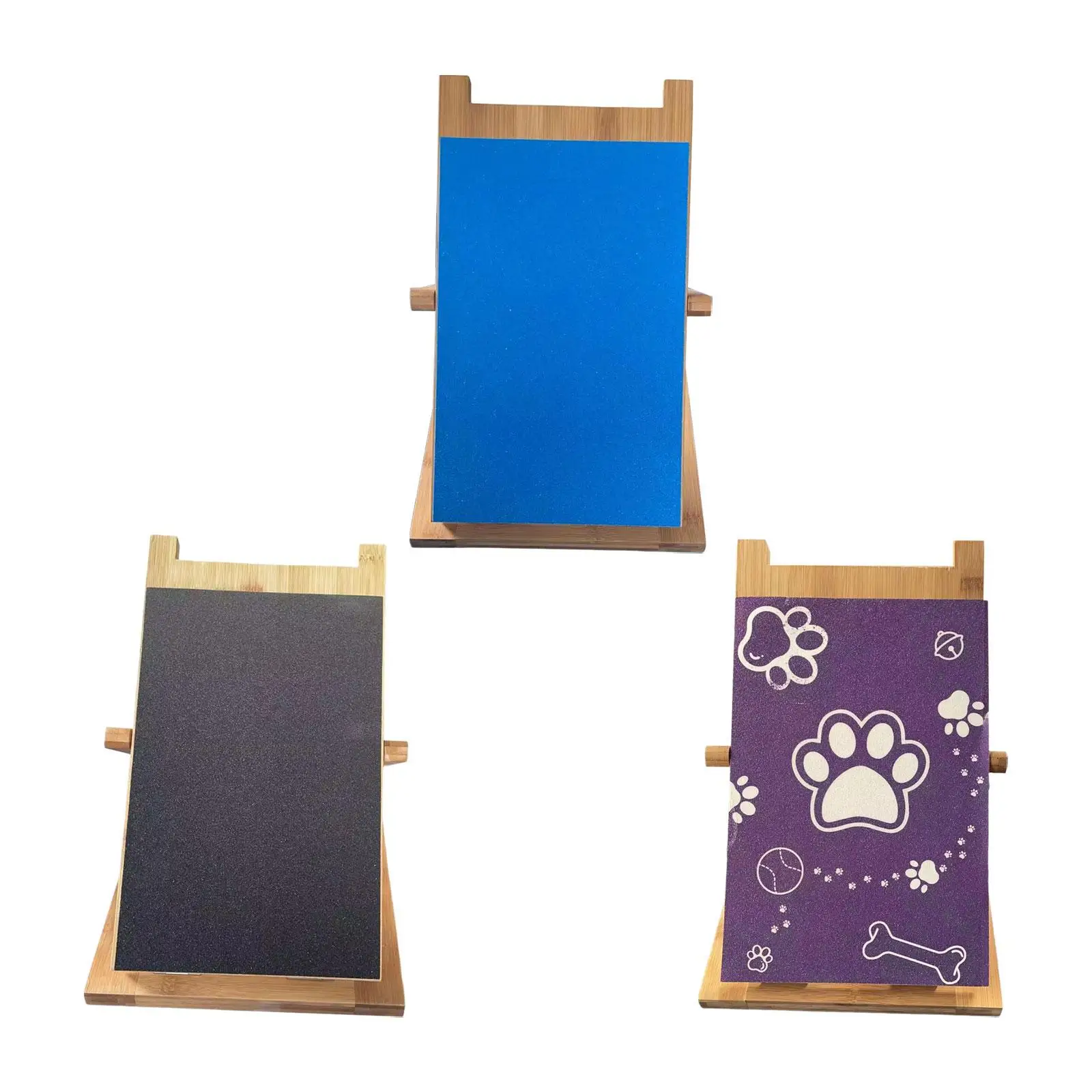 Dog Scratch Pad AntiSlip Wooden Dog Nail Care Durable Dog Scratch Board for Dogs Cats Effective for Trimming Your Pet`s Nails