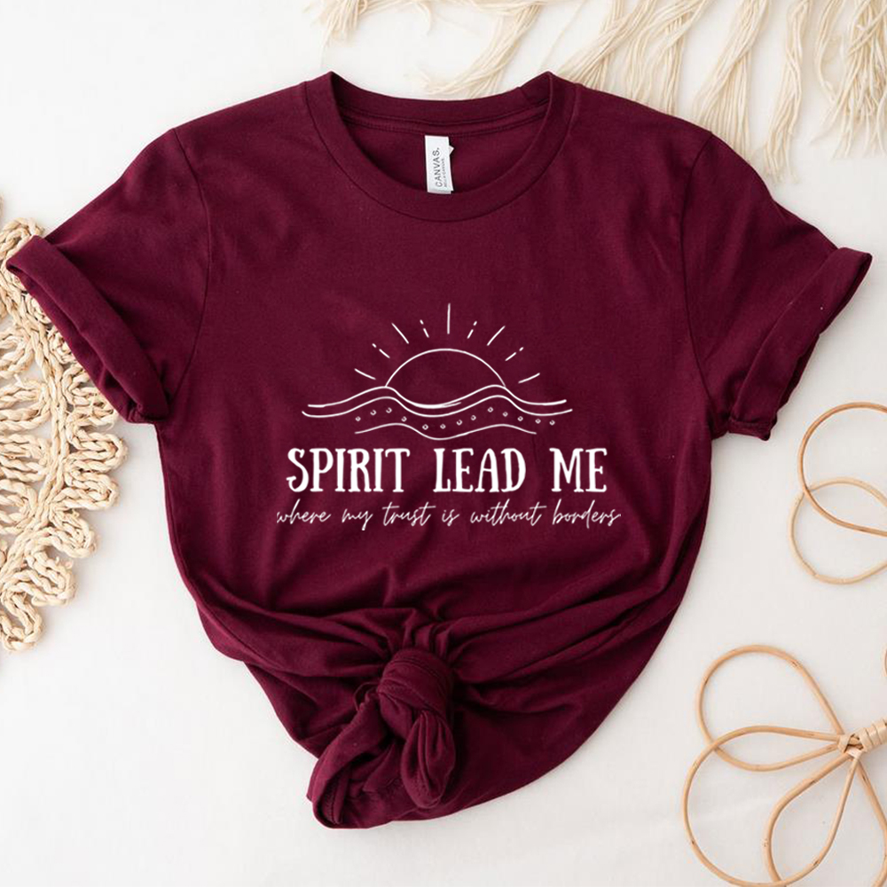 Inspiradas, Citações Jesus, Dizendo Espírito, Conduza-Me, Ondas do Sol, Boho Tees