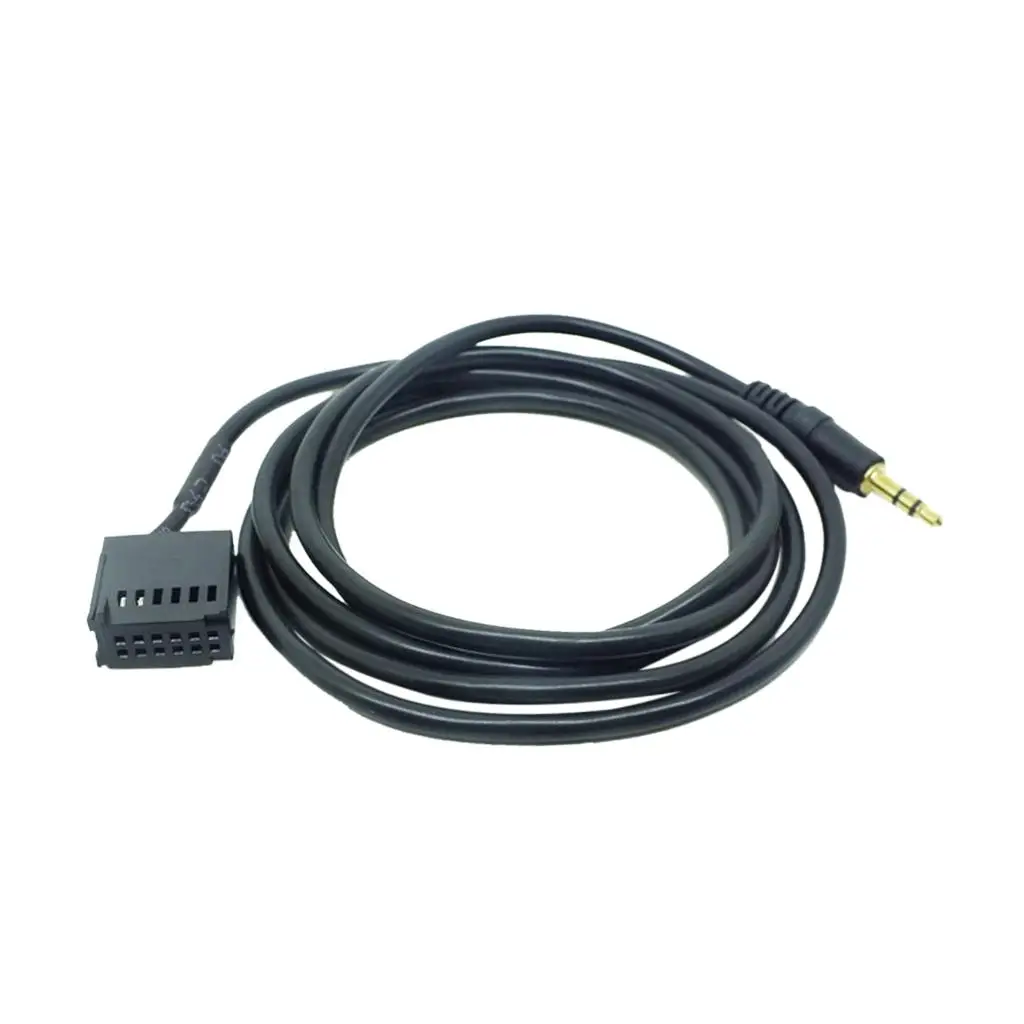 12Pin Black 3.5mm In Adapter Audio Cable for Mk2