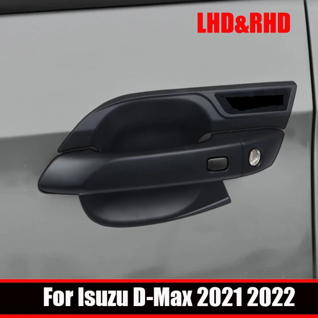 For Isuzu D-MAX DMAX 2021 2022 2023 ABS carbonfiber Side Door Handle Cover  Trim Door Bowl Sticker Protector Accessories - AliExpress