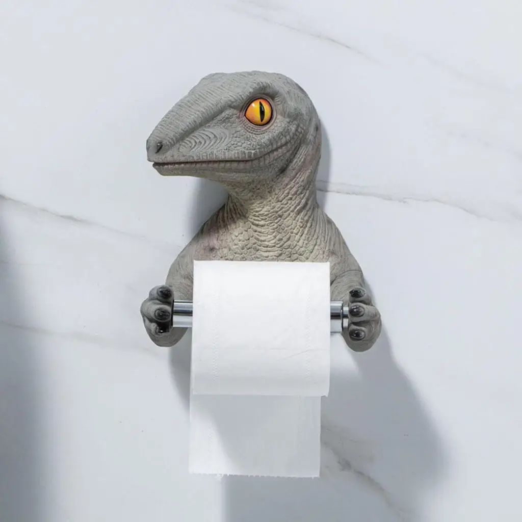 3D Dinosaur  Holder Roll Paper Storage Rack for Bathroom Shower Room