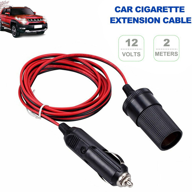 12v 10a Auto Zigaretten anzünder Steckdose Verlängerung kabel Kabel 2Meter Stecker an Buchse Verlängerung Seilbahn Innenraum – Detail 2