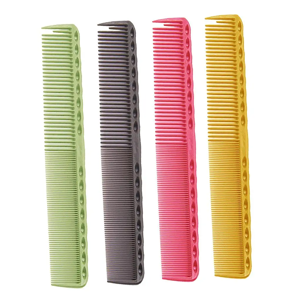 4pcs Professional Barber Salon Fine  Hair Styling Dyeing Coloring Comb