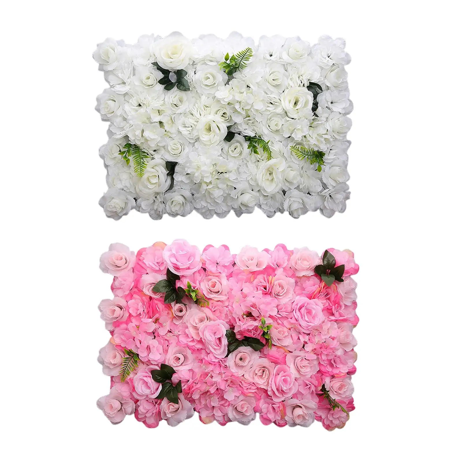 Artificial Flower Panels Silk Wall Decor Romantic for Photography Outdoor