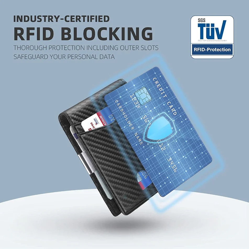 RFID blocking wallet unisex