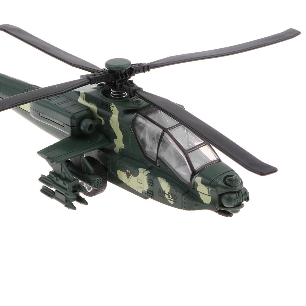 Alloy Die-cast Chinese CAIC Z-10 Military Helicopter Model, 1/32 Pull Back Plane Toy for Kids Toddlers