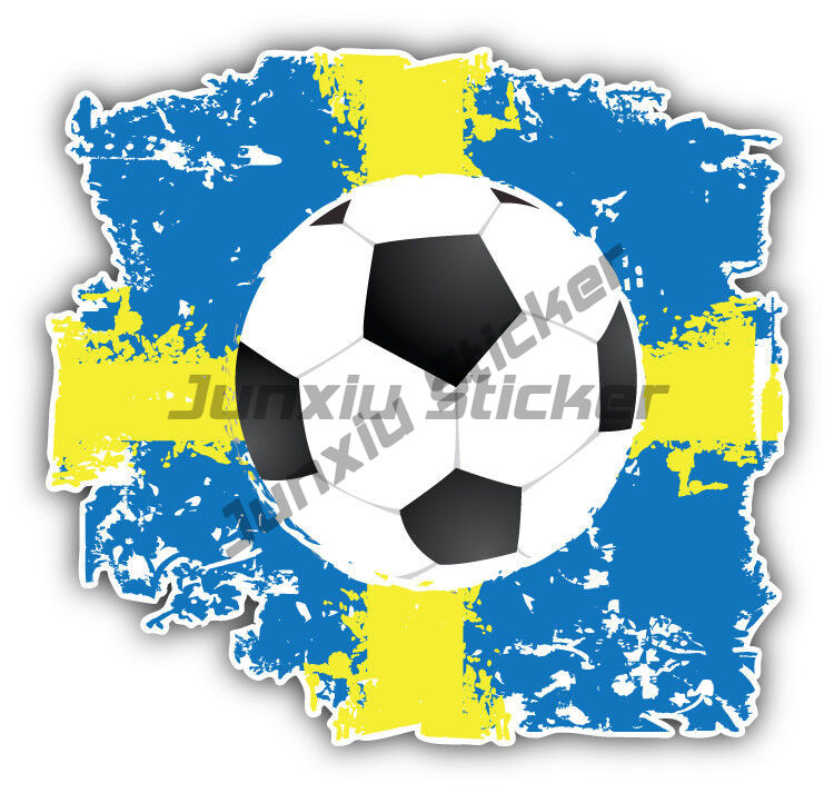 Шведская наклейка, Шведский скандинавский флаг, эмблема, Карта Швеции ...