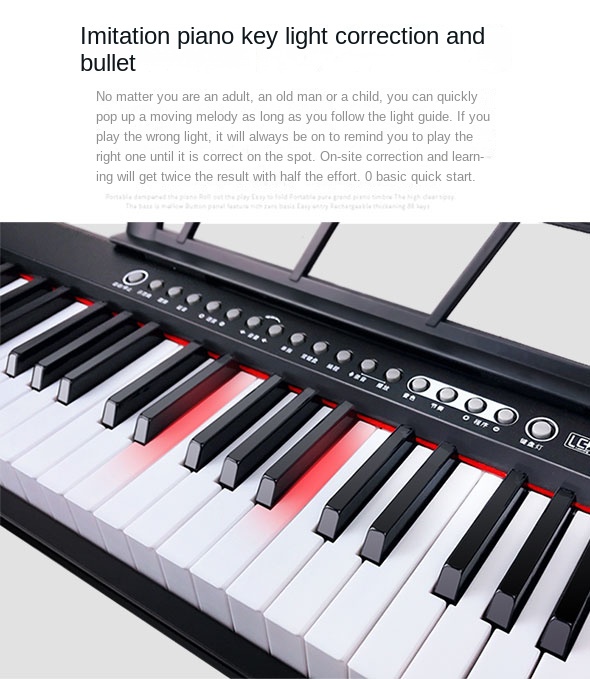 Title 15, Portable Electronic Organ Beginner Adult Teache...