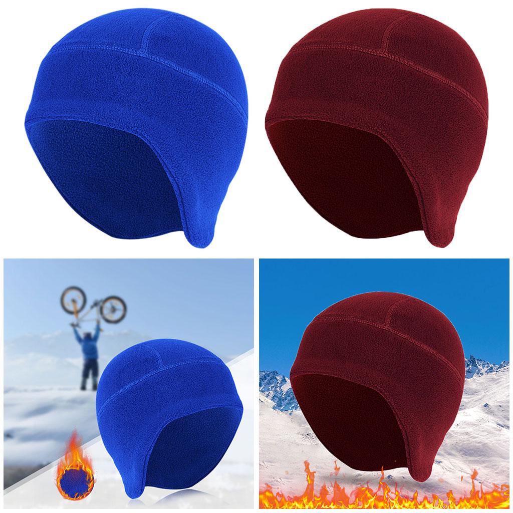 Winter Warm Moisture Wicking Helmet Liner Cycling Hat Warmer Caps for Women Men Football Hiking Bicycle Motorcycle