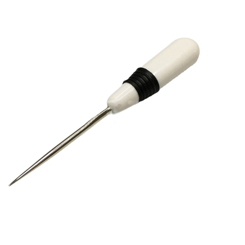 1Pc Kunststoff Professionelle Griff Nähen Ahle Nadeln Loch Stanzen Stitching Leder Piercing Handwerk Werkzeug Nähen Zubehör – Detail 3