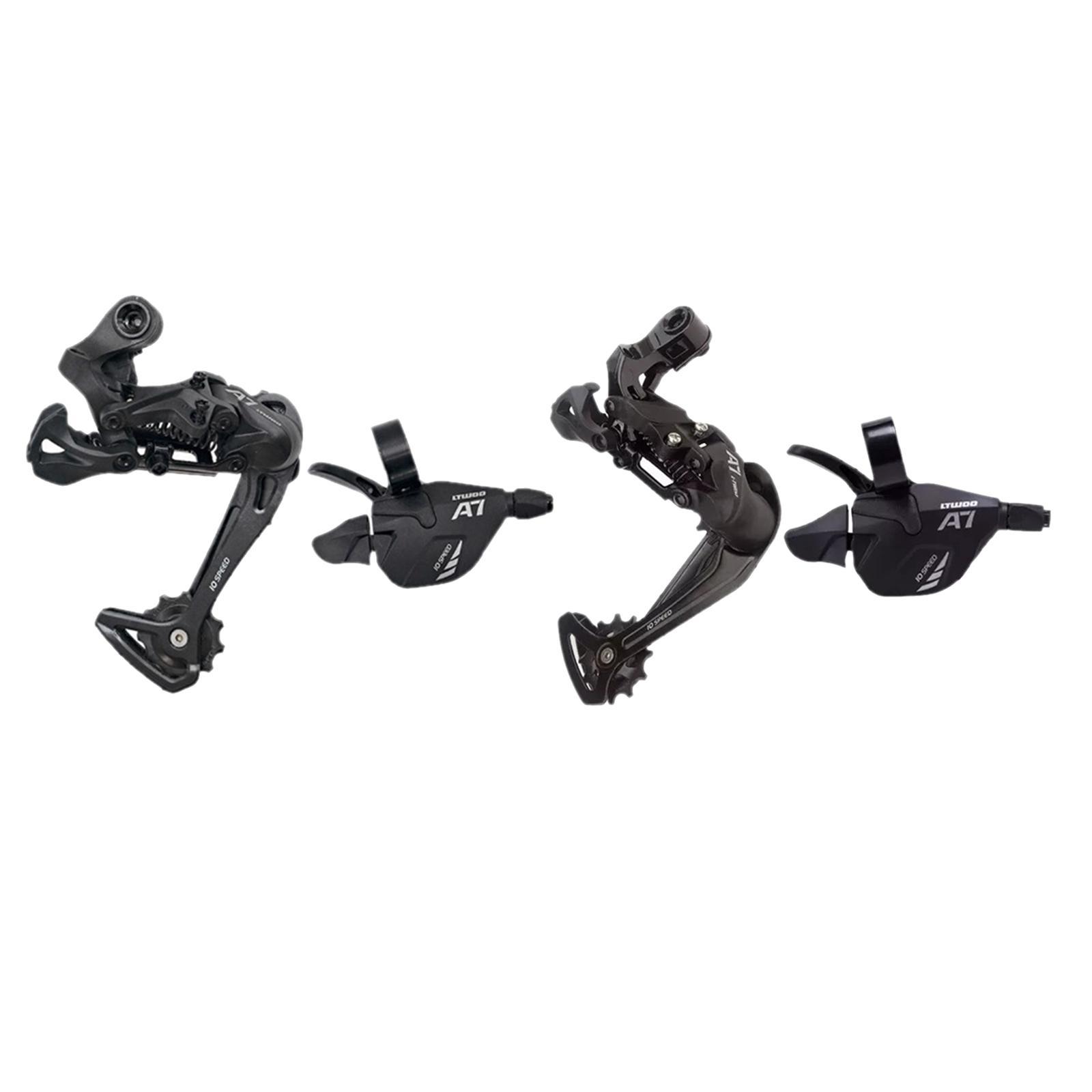 Alloy Rear Derailleur Road Bicycle 10  Lever Bikes Repair Right Handed  Lever Low Friction Derailleurs for 42/46/50T Freewheels