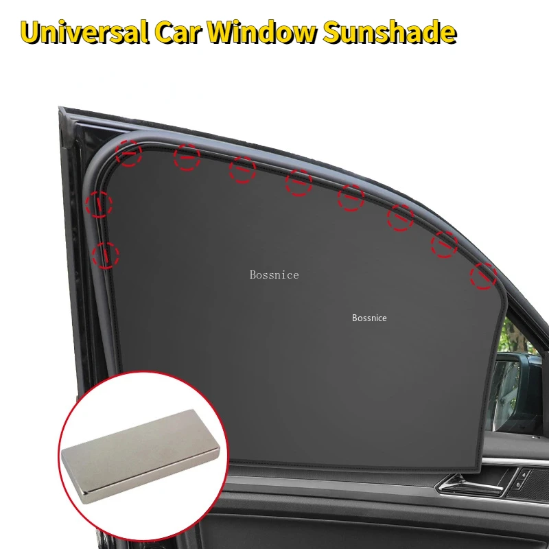 car covers Magnetic Car Sun Shade UV Protection Car Curtain Car Window Sunshade Side Window Mesh Sun Visor Summer Protection Window Film custom bumper stickers