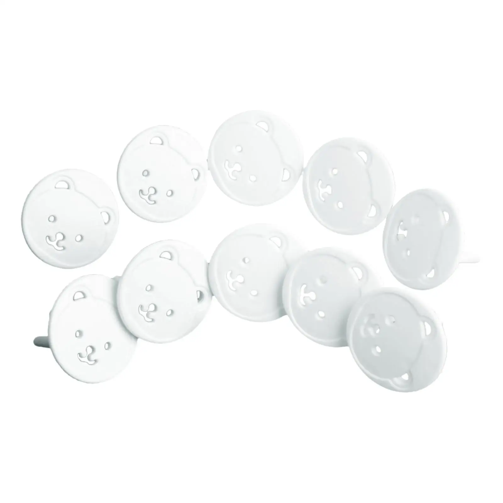 10Pcs Outlet Covers Baby Proofing Electric Plug Protectors Wall Socket Protector for Wall Kids