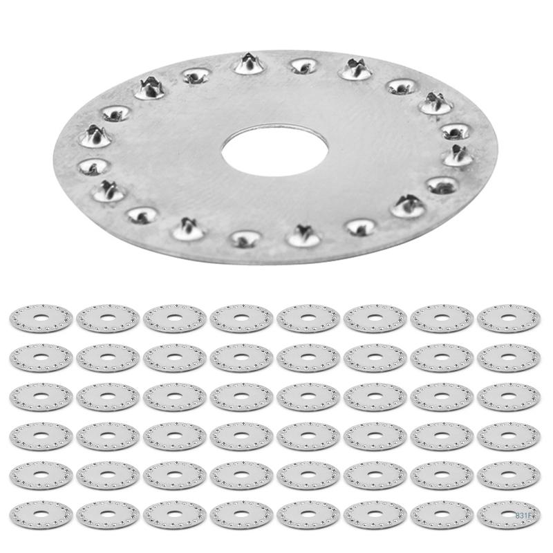 Description Picture 2 of item50Pcs 1.3''x1.3'' Solar Panel PV Grounding Clip/Washer/Spacer Stainless Steel