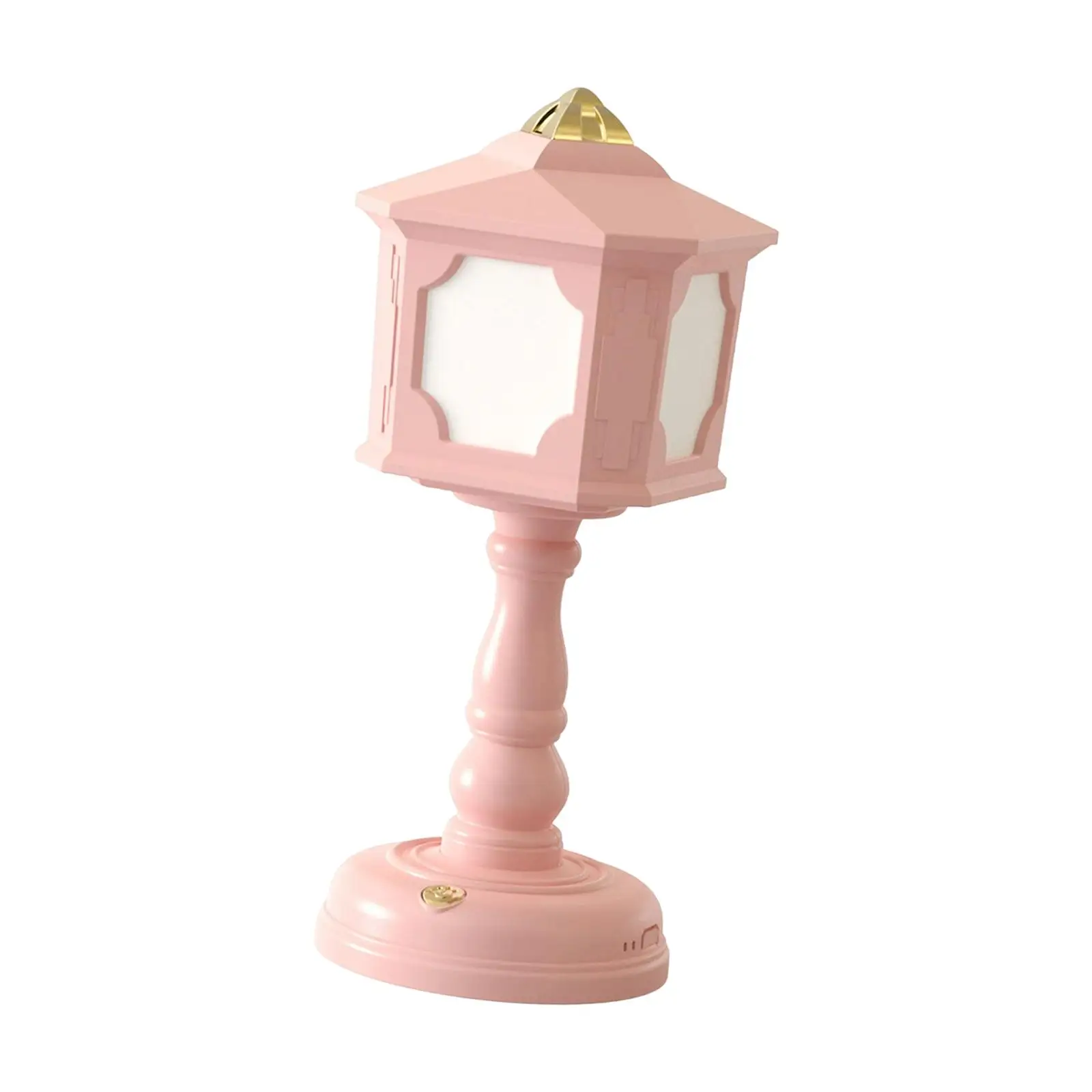 Mini Retro Table Lamp Cordless Battery Operated Gift Rechargeable Dorm