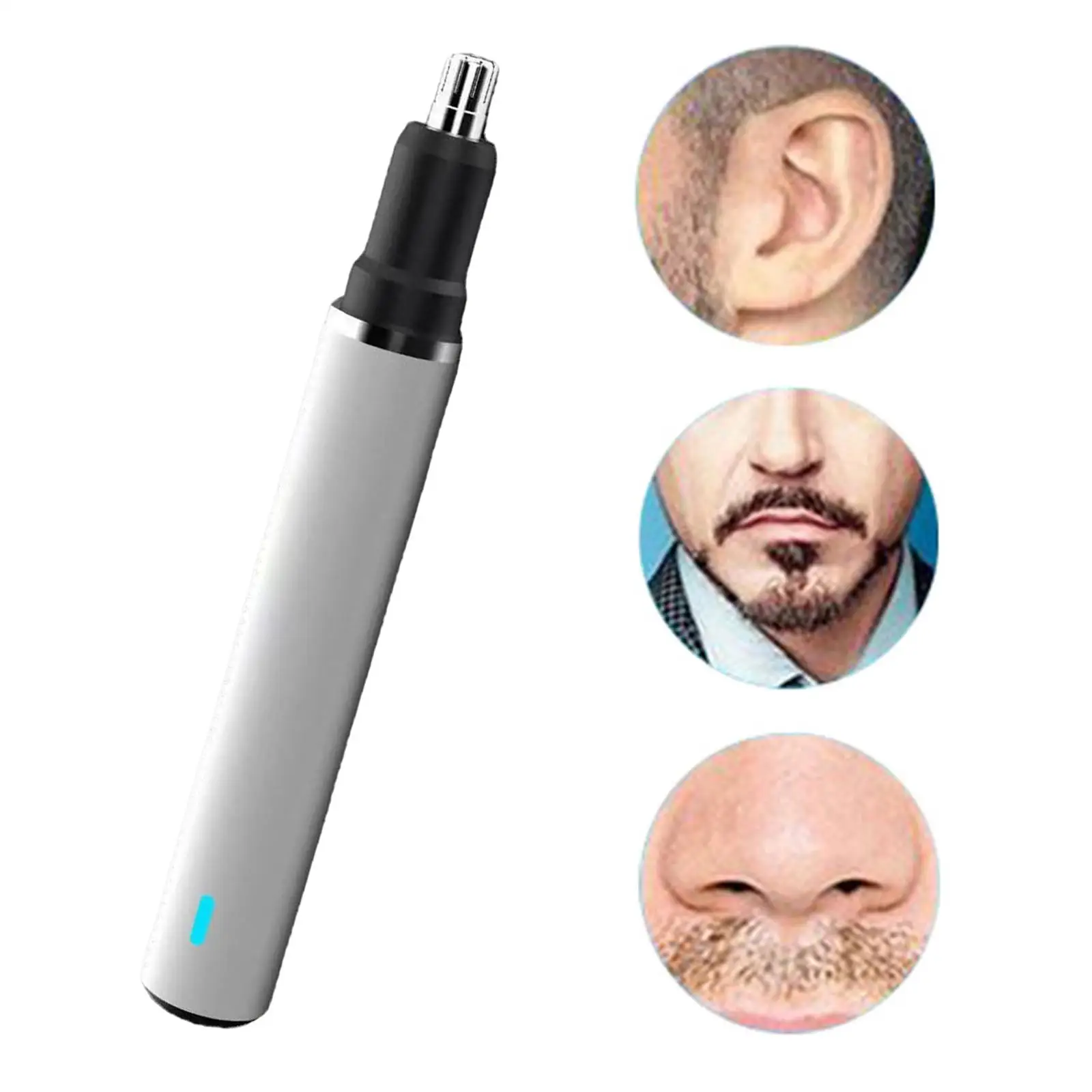 Nose Ear Hair Trimmer Smooth Cutting Wet and Dry Hair Clipper Remover Easy to Clean Powerful Nose Hair Trimmers