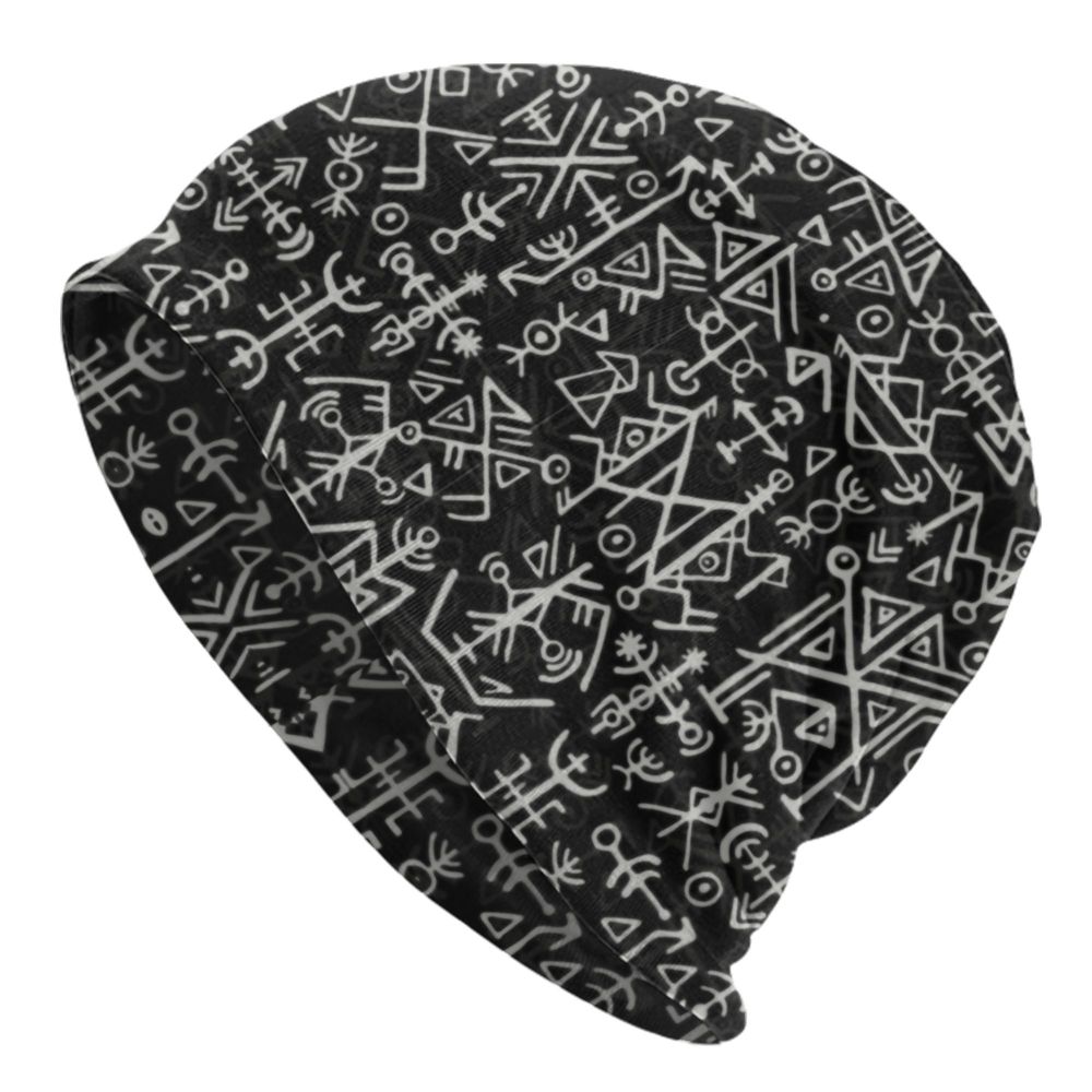 Die In Battle And Go To Valhalla Motorhaube Hüte Coole Strickmütze für Männer Frauen Herbst Winter Warm Viking Odin Skullies Beanies Caps – Detail 19